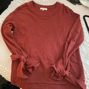 Madewell Tie Sleeve Sweater